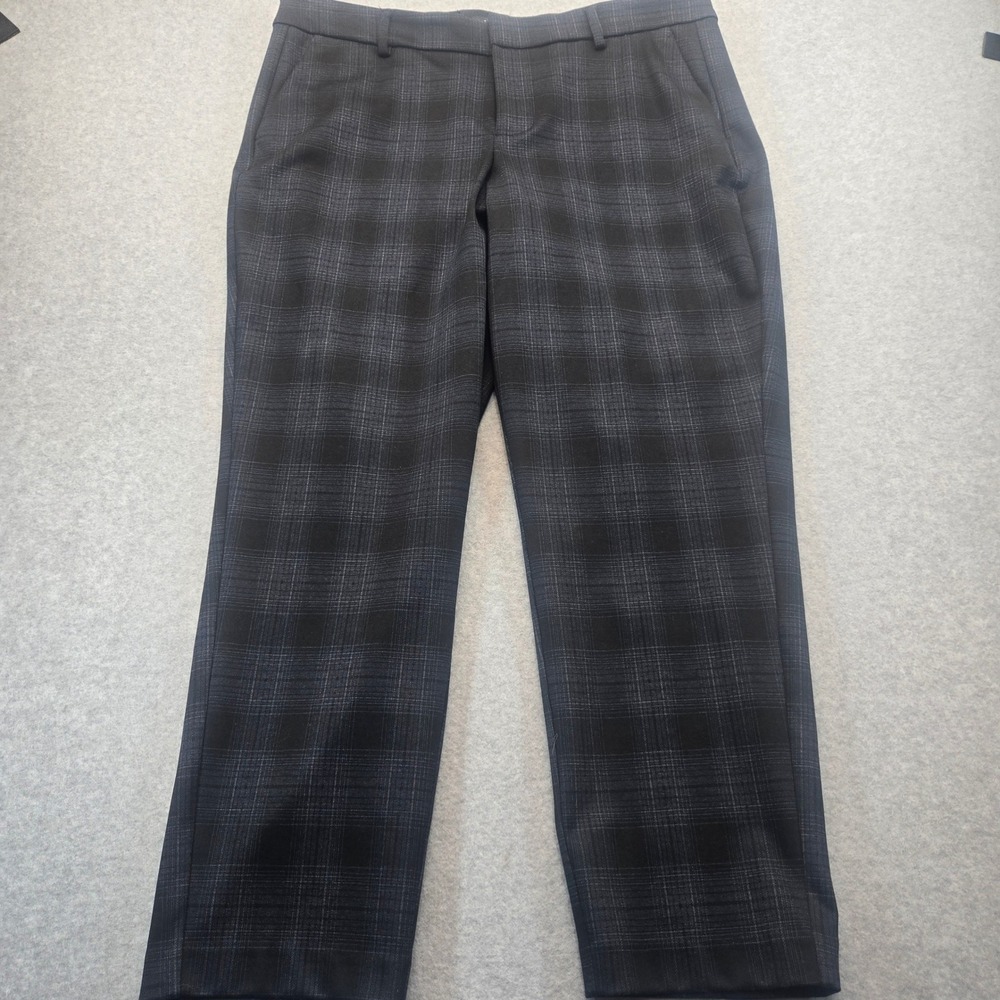 Liverpool Los Angeles Women 18W Plaid Dress Pants Blue Black LY5084CA97 Trousers